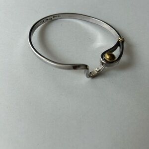 Elegant Silver and Gold Bracelet